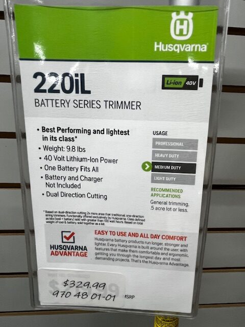 H&H Outdoor Powersports - Husqvarna Trimmer - Image 3